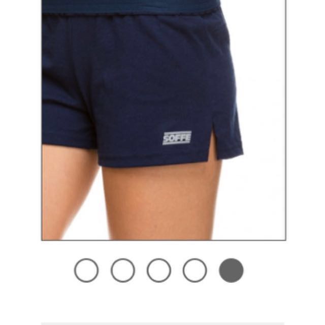 soffe low rise shorts