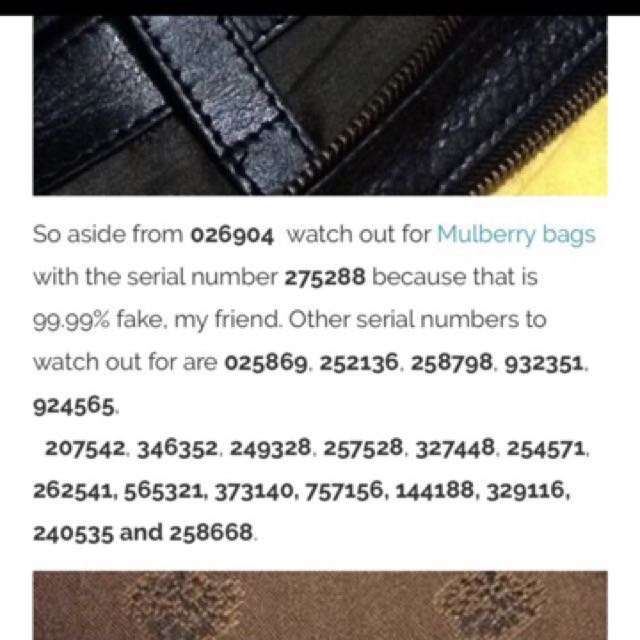 mulberry bag 207542