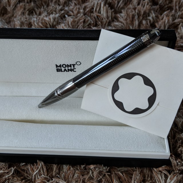 Brand New Montblanc Starwalker Ultimate Carbon Ball Point Pen 109367 Hobbies Toys Stationery Craft Other Stationery Craft on Carousell
