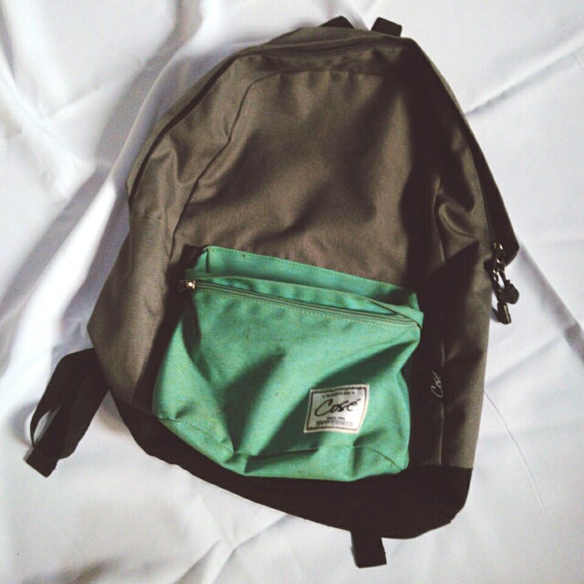 Cose Mint Green/Gray Backpack, Women's Fashion, Bags & Wallets ...