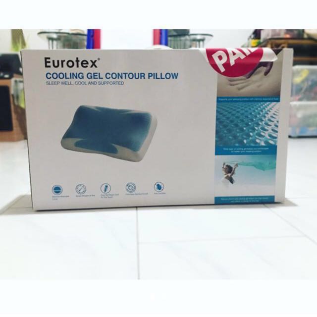 contour cooling gel pillow