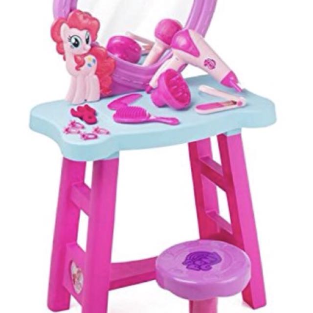 my little pony makeup table