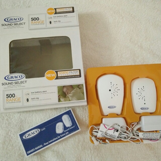 graco sound select baby monitor