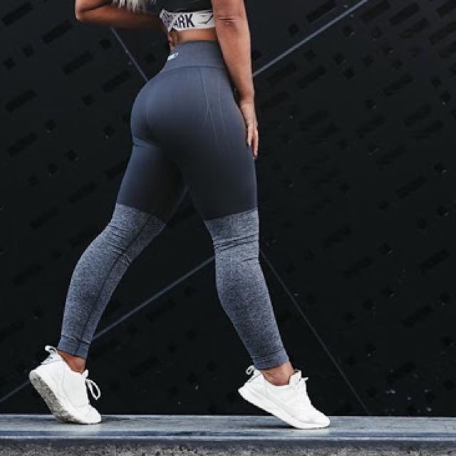two tone gym leggings