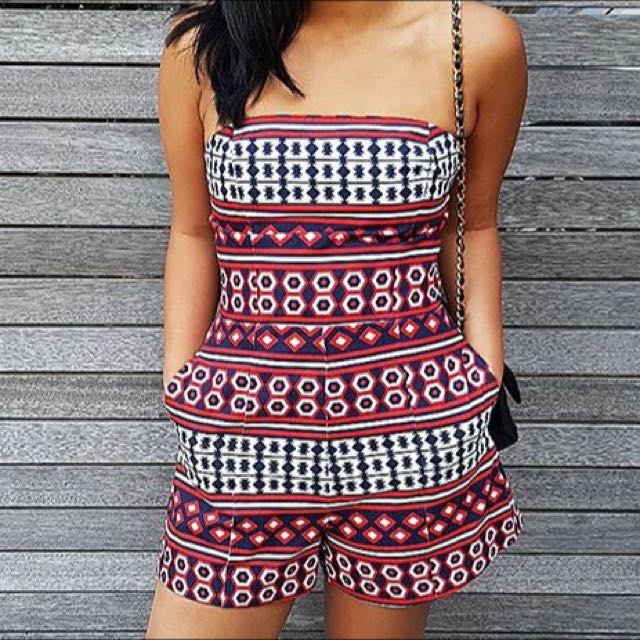 navy playsuit australia