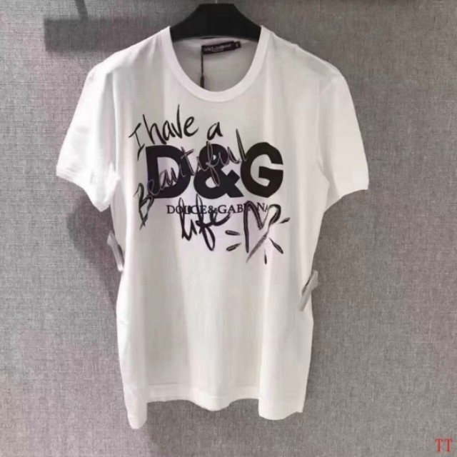 Men S D G White Tee Shirt Have A Beautiful Life Men S