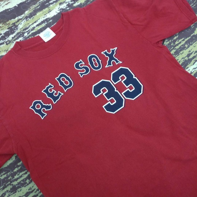 Majestic JASON VARITEK No. 33 BOSTON RED SOX Button-Down (XXL) Baseball  Jersey