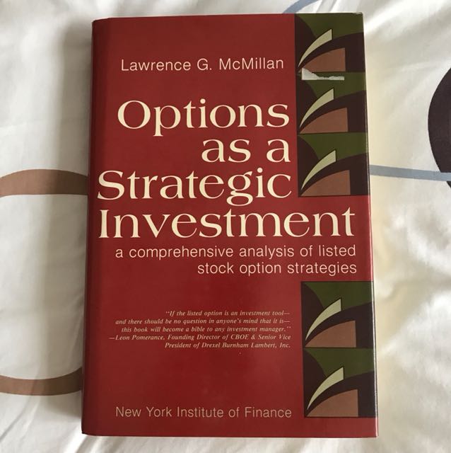 Options As A Strategic Investment By Lawrence G Mcmillan Books
