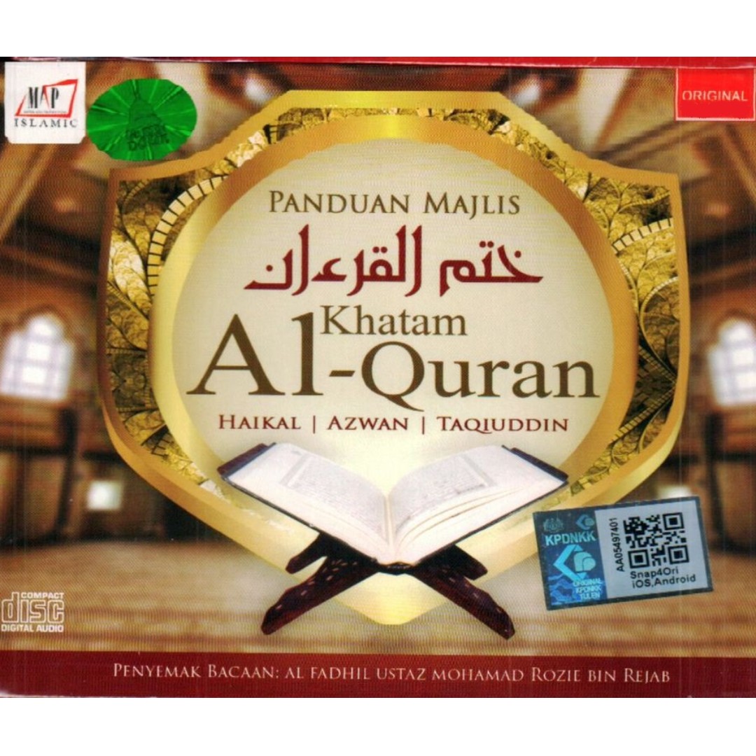 Panduan Majlis Khatam Al-Quran CD, Music & Media, CD's, DVD's 