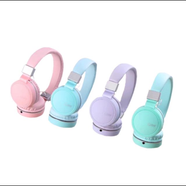 Pastel Headphones GJ16, Audio, Headphones & Headsets on Carousell