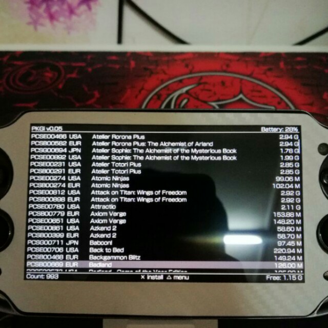 PS Vita Henkaku v3.60, Video Gaming, Video Game Consoles, PlayStation