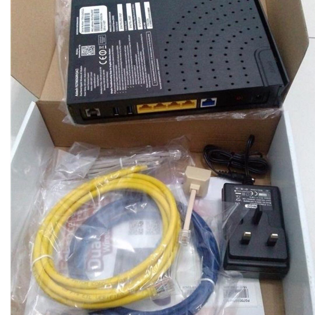 Singtelissued Aztech DSL7003GRV(AC) Dual Band WirelessAC Gigabit VOIP