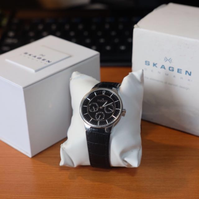 Skagen 331XLSLB, Luxury, Watches on Carousell