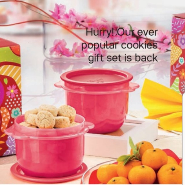 Tupperware CNY cookies Gift Set 2022, Everything Else on Carousell