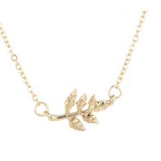 SALE ! Leaf Rose Gold Chain Necklace