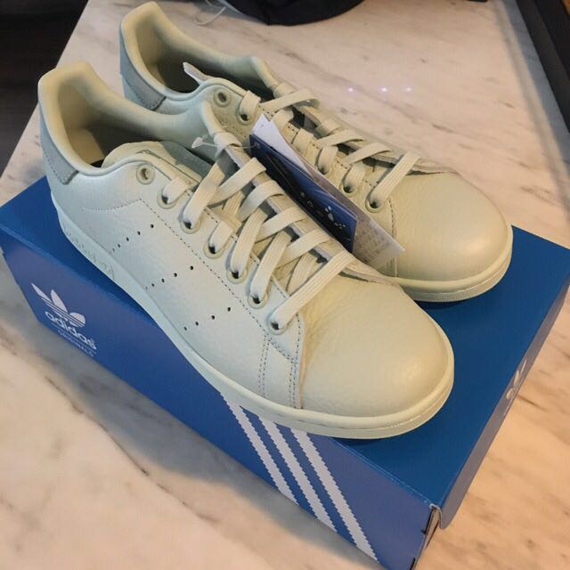 Adidas Stan Smith White and Tactile Green Us 7.5 Men s Fashion Footwear Sneakers on Carousell