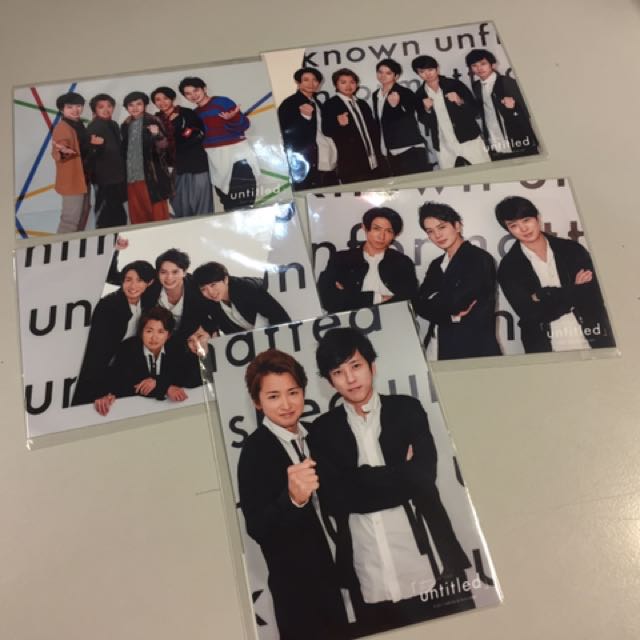 ARASHI Untitled Concert Official Goods Group Photo Set, Hobbies & Toys ...