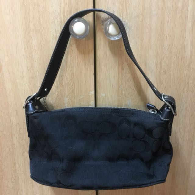 Authentic Coach Monogram Mini Bag