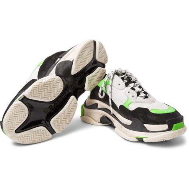Balenciaga x MR Porter Limited edition corlourway Triple S sneaker Men s Fashion Footwear Sneakers on Carousell