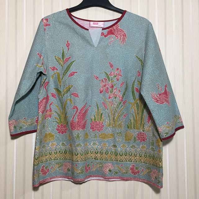 Batik Nona Rara Hijau - PNS010, Fesyen Wanita, Pakaian Wanita di Carousell