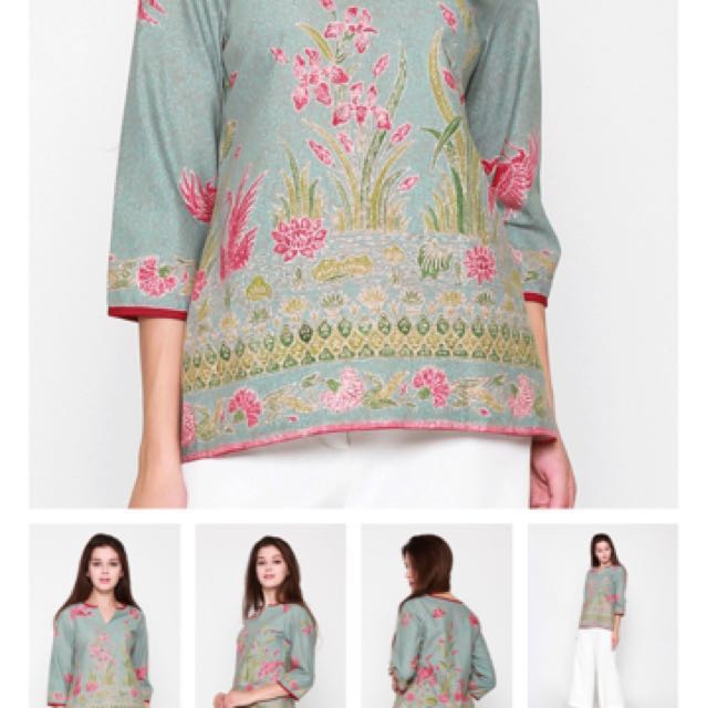 Batik Nona Rara Hijau - PNS010, Fesyen Wanita, Pakaian Wanita di Carousell