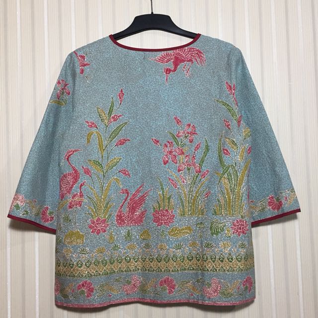 Batik Nona Rara Hijau - PNS010, Fesyen Wanita, Pakaian Wanita di Carousell