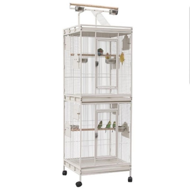 2 tier bird cage