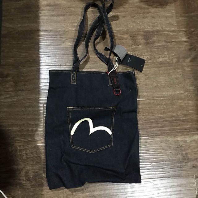 Evisu Tote Bag Luxury Bags Wallets On Carousell