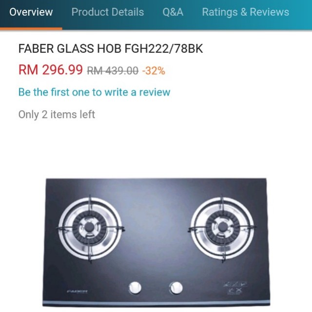 Dapur Gas Tempered Glass Baru Kitchen Appliances On Carousell