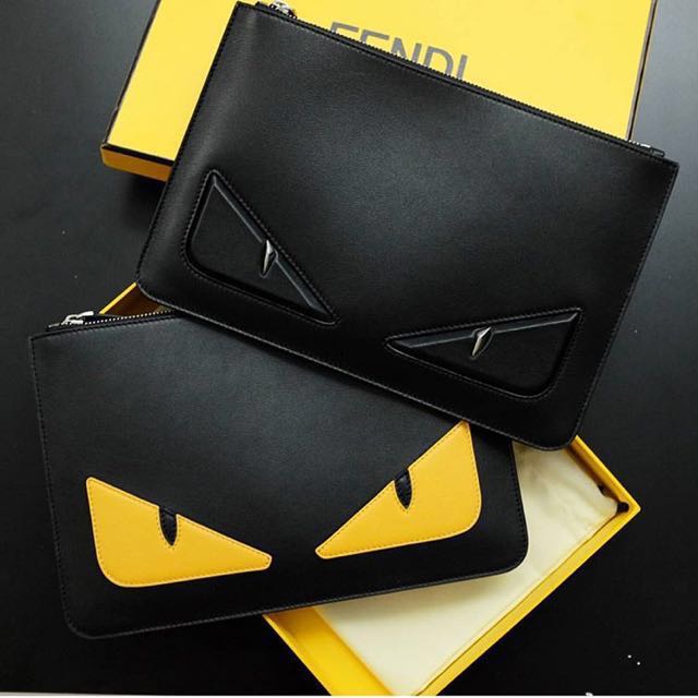 Fendi best sale eye clutch