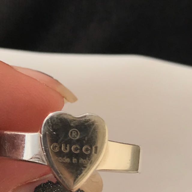 GUCCI HEART RING *authentic*, Luxury on Carousell