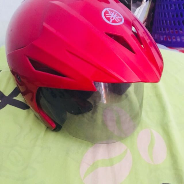 Helm yamaha half face top