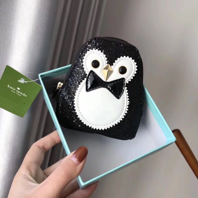 Kate Spade Penguin Coin Purse, Women's Fashion, Bags & Wallets, Purses &  Pouches on Carousell
