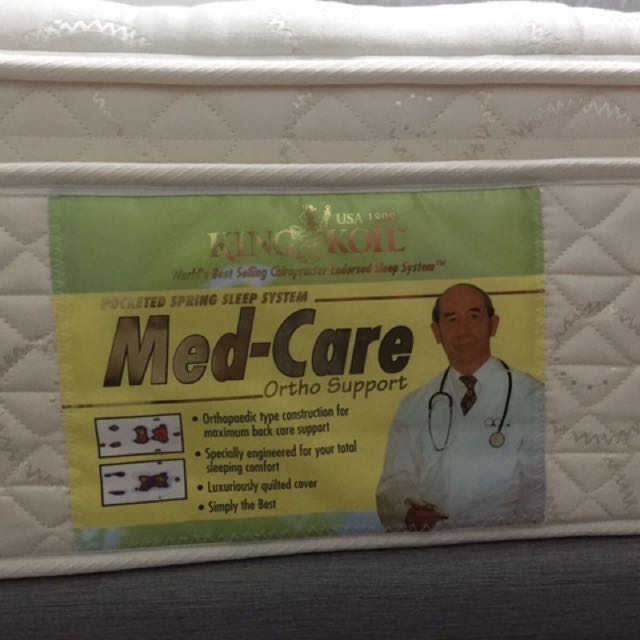 KING KOIL (MedCare Ortho Support) mattress, Furniture & Home Living