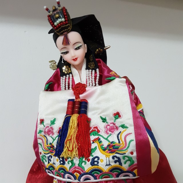 Korean dolls traditional dress sale