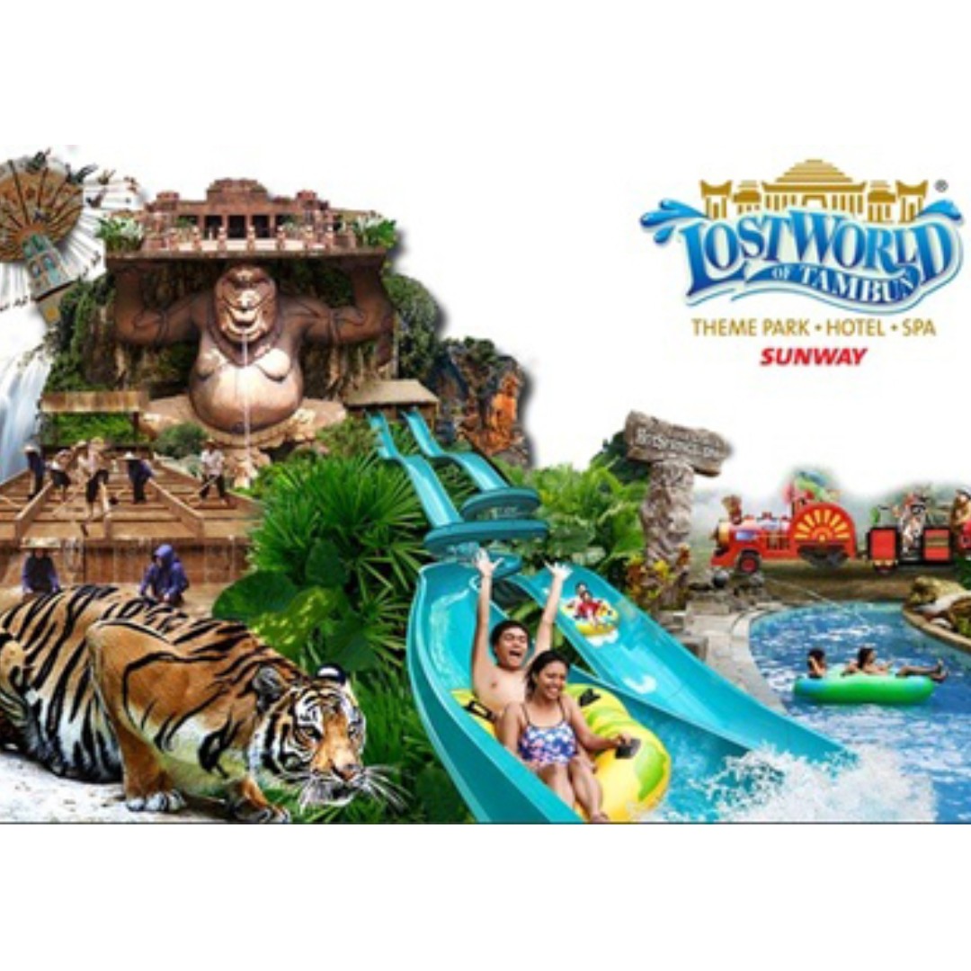 Lost World Of Tambun Theme Park Spa Admission E Ticket Tickets Vouchers Attractions Tickets On Carousell