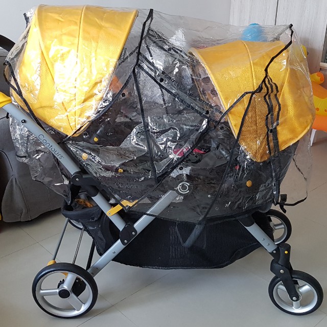 Options LT tandem stroller rain cover snack tray Babies Kids