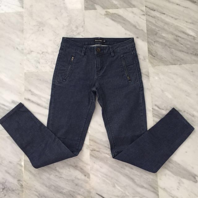 Authentic Massimo Dutti Dark Blue Jeans 