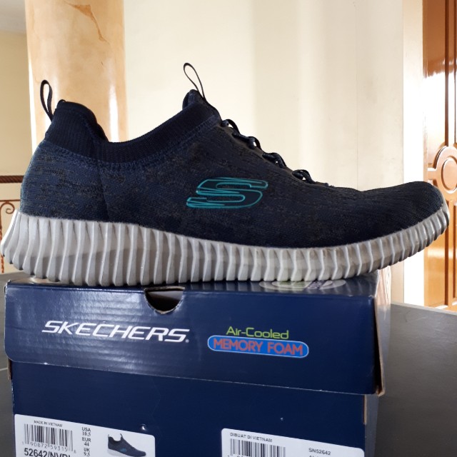 skechers air cooled memory foam elite flex