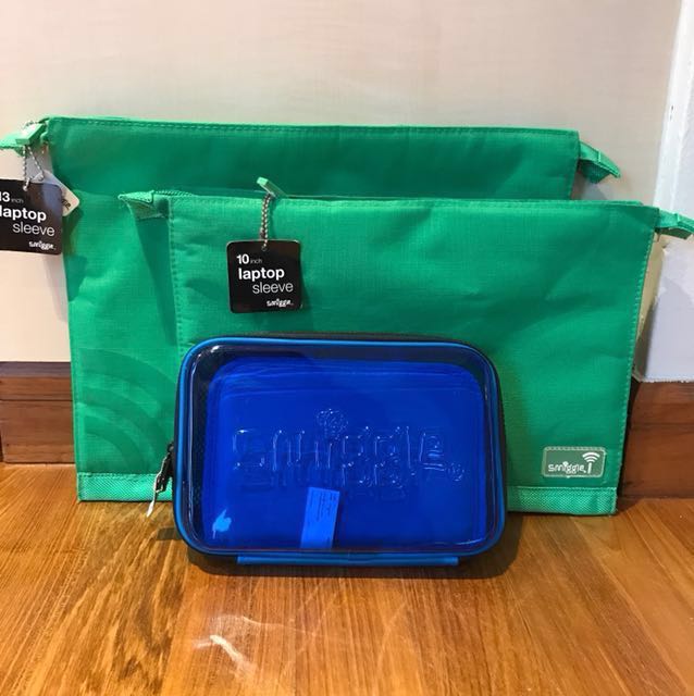 Smiggle pencil case laptop sleeve file