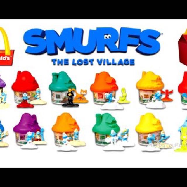 Smurfs deals toys mcdonalds