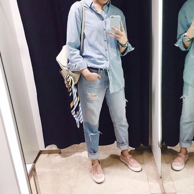 stradivarius jeans boyfriend