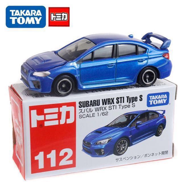 Takara Tomy Tomica 112 Subaru Wrx Sti Type S 興趣及遊戲 玩具 遊戲類 Carousell