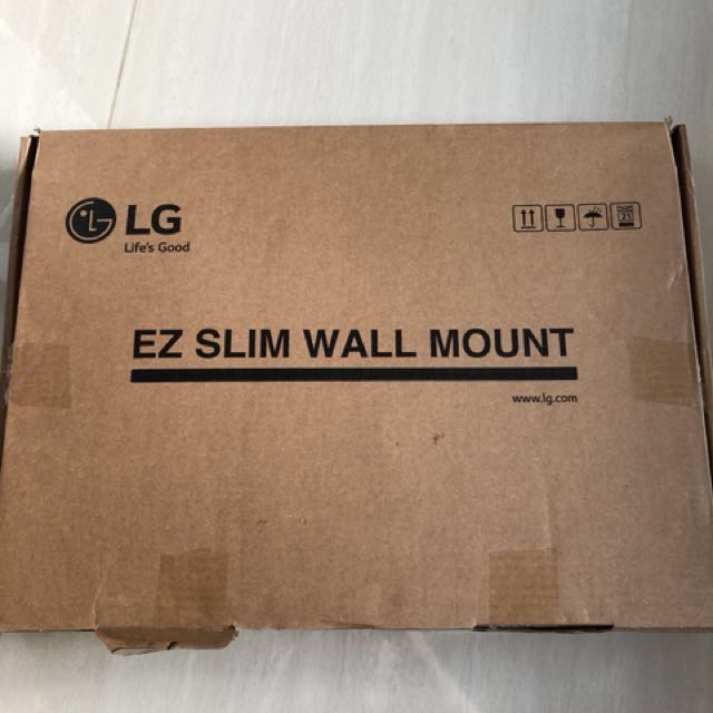 TV wall Bracket (Category: TV Parts & Accessories) located in Singapore. Submitted by yangfred (Listing ID 148112521, Image 2). Description: Brand new Slim LG wall bracket. Pickup at Punggol.