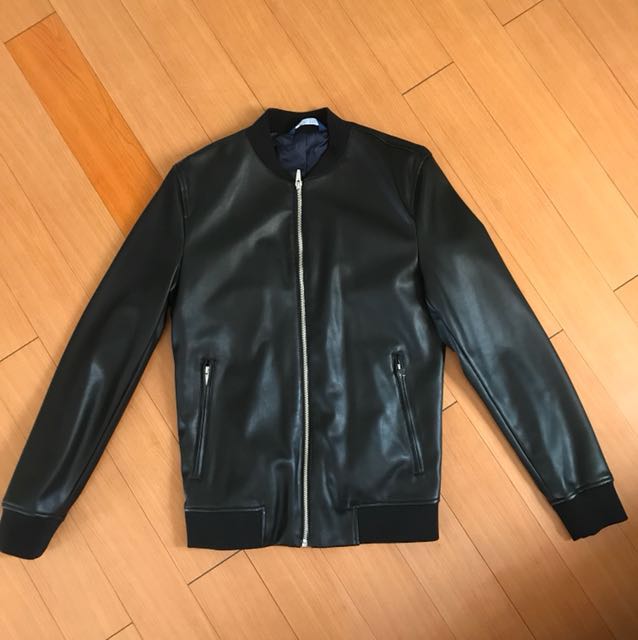 zara leather biker jacket mens