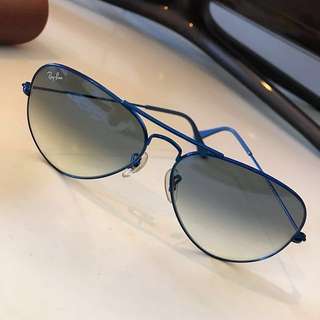 blue Rayban sunglasses
