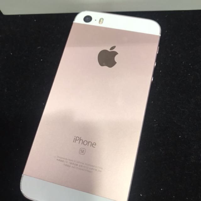 中古iphone Se 64g 玫瑰金 手機平板 蘋果apple在旋轉拍賣