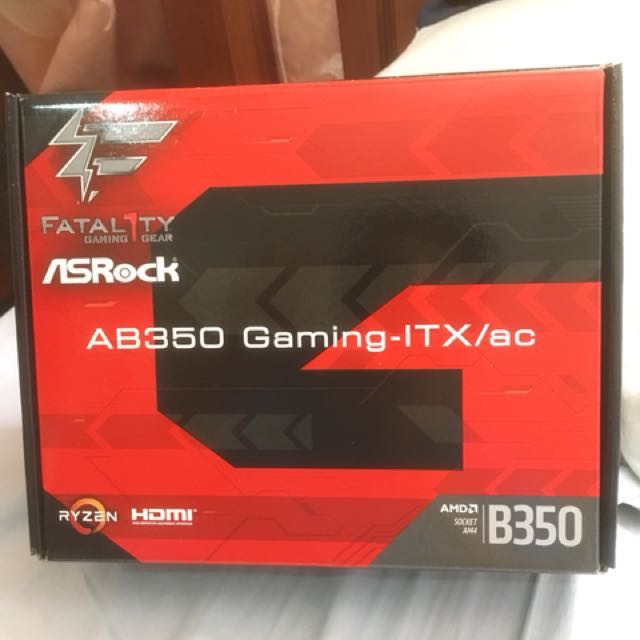 Asrock Fatal1ty Ab350 Gaming Itx Ac Amd 50 Chipset Electronics Computer Parts Accessories On Carousell Asrock Fatal1ty Ab350 Gaming Itx Ac Amd 50 Chipset Electronics Computer Parts Accessories On Carousell