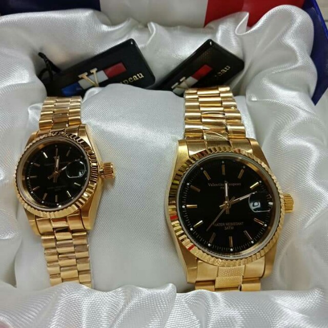 Authentic Valentino couple watch