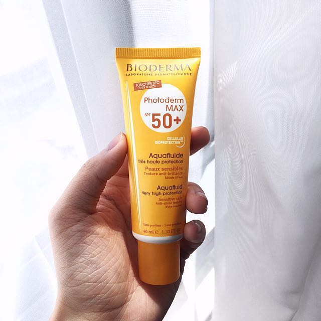 Bioderma Photoderm Max Spf 50 Aquafluid Hot Item Popular Health Beauty Skin Bath Body On Carousell